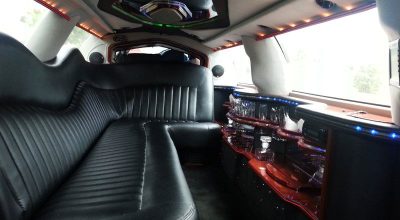 Limousine car inside interior